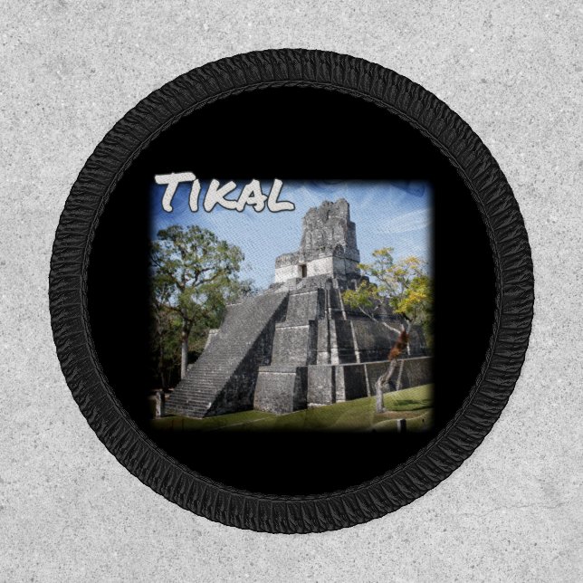 Guatemala Tikal Ruins Temple Patch (Front)