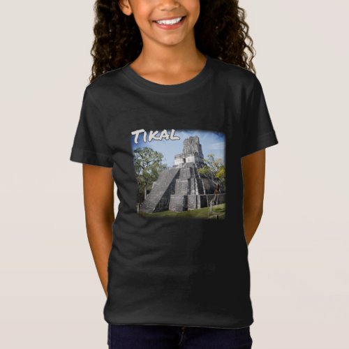 Guatemala Tikal Ruins Temple T_Shirt