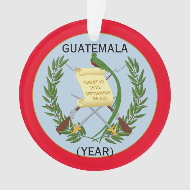 Guatemala Vacation Acrylic Ornament (Front)