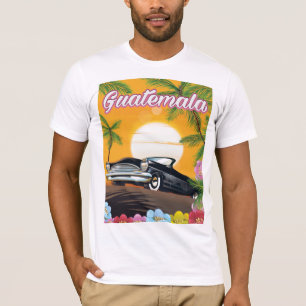 Guatemala Vintage car travel poster T-Shirt