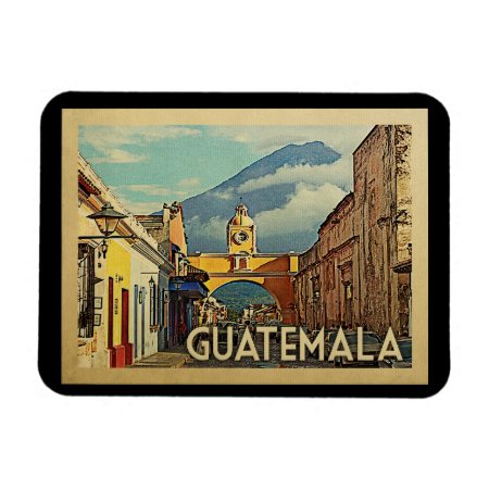 Guatemala Vintage Travel Magnet