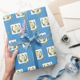 Guatemala Wrapping Paper, Guatemala Flag Patriots Wrapping Paper