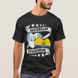 Guatemalan And Ecuadorian Flag T-Shirt