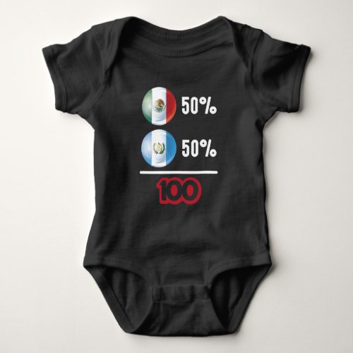 Guatemalan and Mexican Heritage Mexico Proud Roots Baby Bodysuit