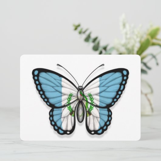 Guatemalan Butterfly Flag (Standing Front)