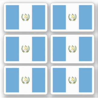 Guatemalan flag sticker