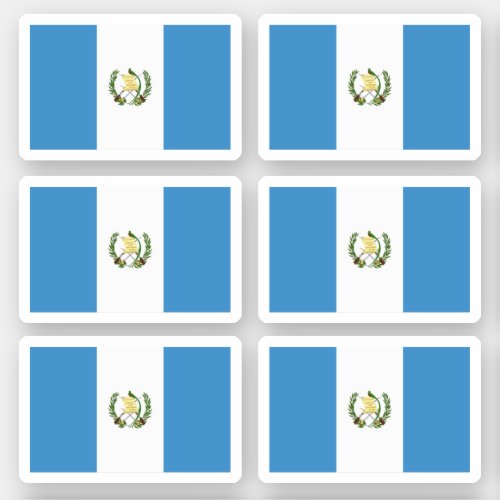 Guatemalan flag sticker