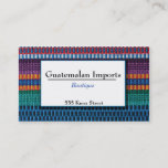 Guatemalan Imports Boutique Business Card at Zazzle