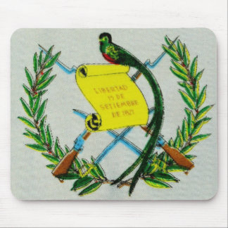 Guatemalan National Symbol with Quetzal Mouse Pad