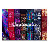 Guatemalan textile designs. (Front Horizontal)