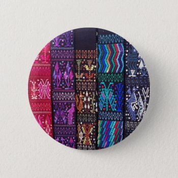 Guatemalan Textile Designs Button by Cesar_Padilla at Zazzle