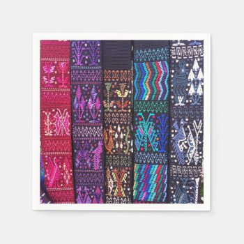 Guatemalan Textile Designs Napkins by Cesar_Padilla at Zazzle