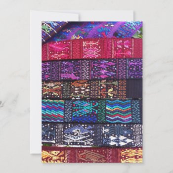 Guatemalan Textile Designs Thank You Card by Cesar_Padilla at Zazzle