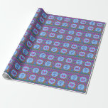 Guatemalan Tribal Monogram Fun Happy Birthday Wrapping Paper Guatemalan Tribal Monogram Fun Happy Birthday Wrapping Paper