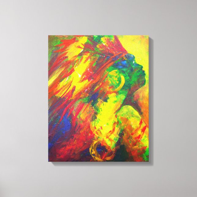 Guatiguana the Taino 2011 Canvas Print (Front)