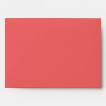 Guava Colored 5x7 Envelope by labellarue at Zazzle