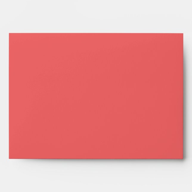 Guava Colored 5x7 Envelope (Front)