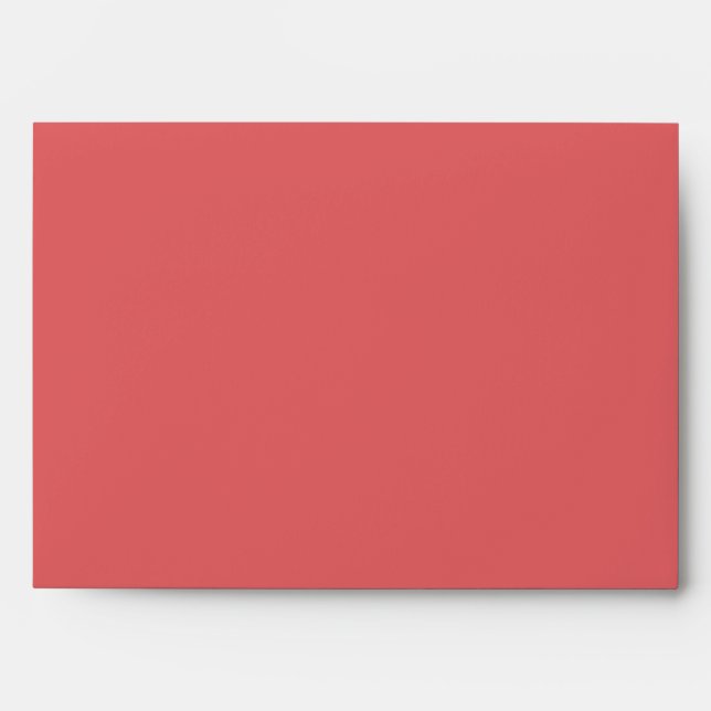 Guava Colored 5x7 Envelope (Front)