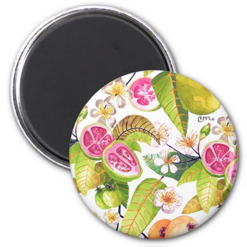 Guava Flowers Magnet