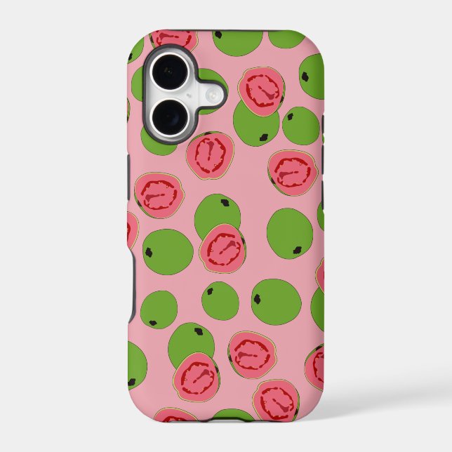 Guava Fruit Pattern Iphone Case (Back)