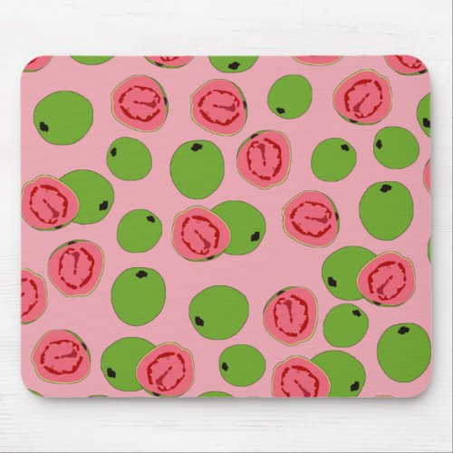 Guava Fruit Pattern   Mouse Pad