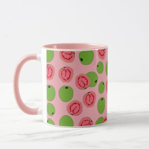 Guava Fruit Pattern Mug