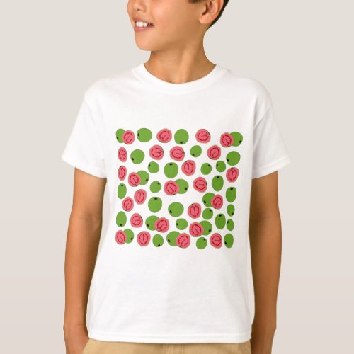 Guava Fruit Pattern T_Shirt