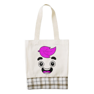 Guava Juice Challenges Purple Zazzle HEART Tote Bag