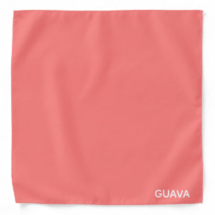 Guava pink color name bandana