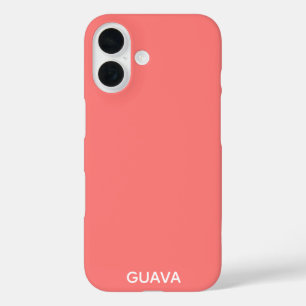 Guava pink color name iPhone 16 case