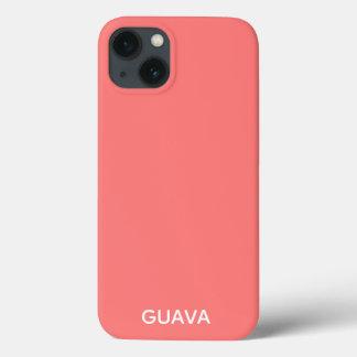 Guava pink color name iPhone 13 case