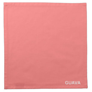 Guava pink color name cloth napkin
