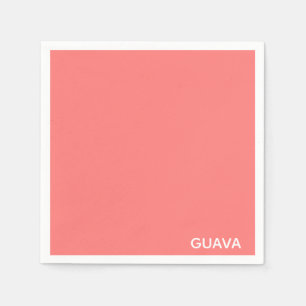 Guava pink color name napkins