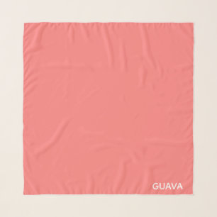 Guava pink color name scarf