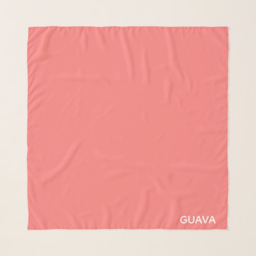 Guava pink color name scarf