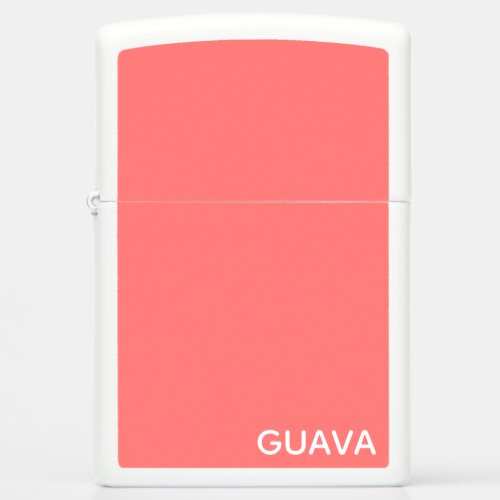 Guava pink color name zippo lighter