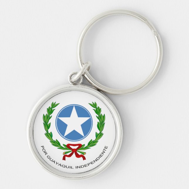 Guayaquil coat of arms keychain (Front)