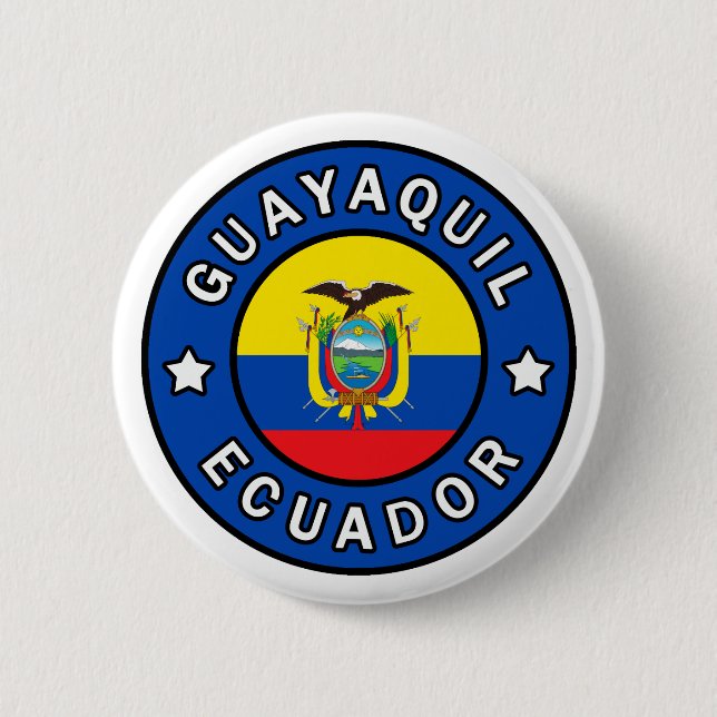 Guayaquil Ecuador Button (Front)