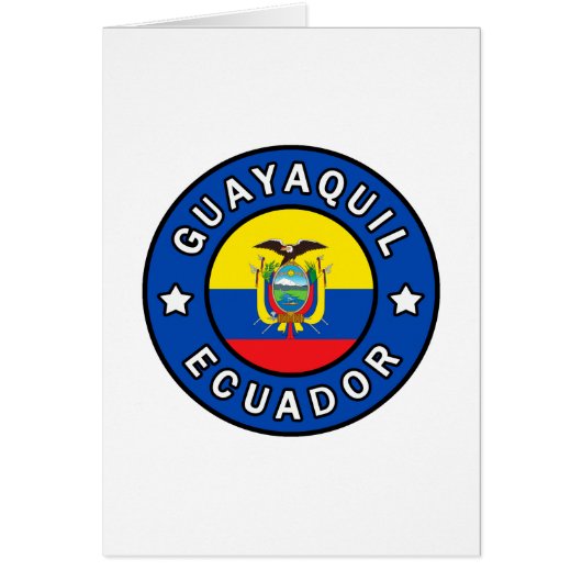 Guayaquil Ecuador Cards (Front)
