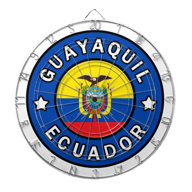 Guayaquil Ecuador Dart Board (Front)