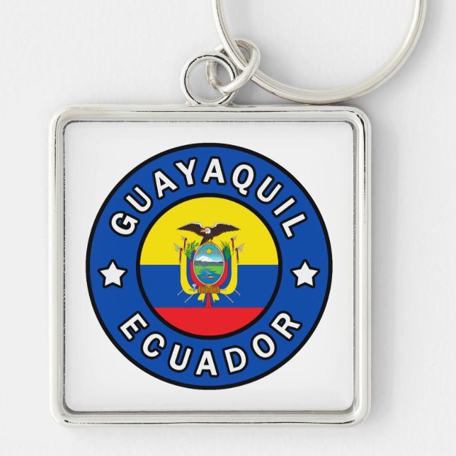 Guayaquil Ecuador Keychain (Front)
