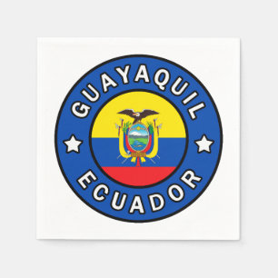 Guayaquil Ecuador Paper Napkins