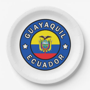 Guayaquil Ecuador Paper Plates