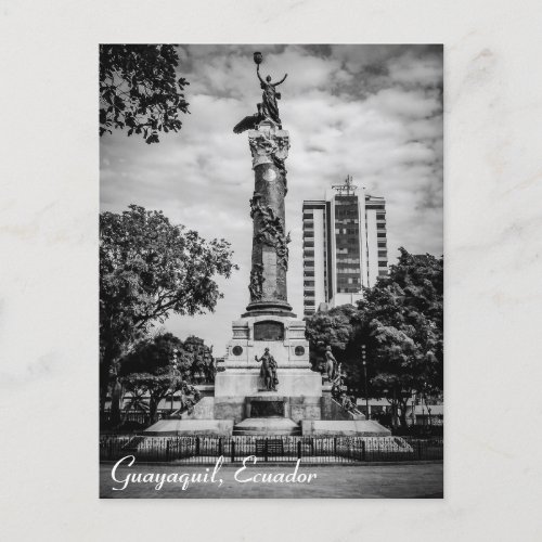Guayaquil Ecuador Parque Centenario Postcard