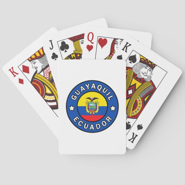 Guayaquil Ecuador Poker Cards (Back)