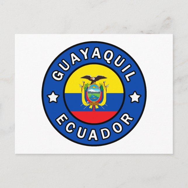Guayaquil Ecuador Postcard (Front)