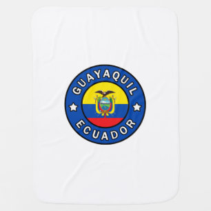 Guayaquil Ecuador Receiving Blanket
