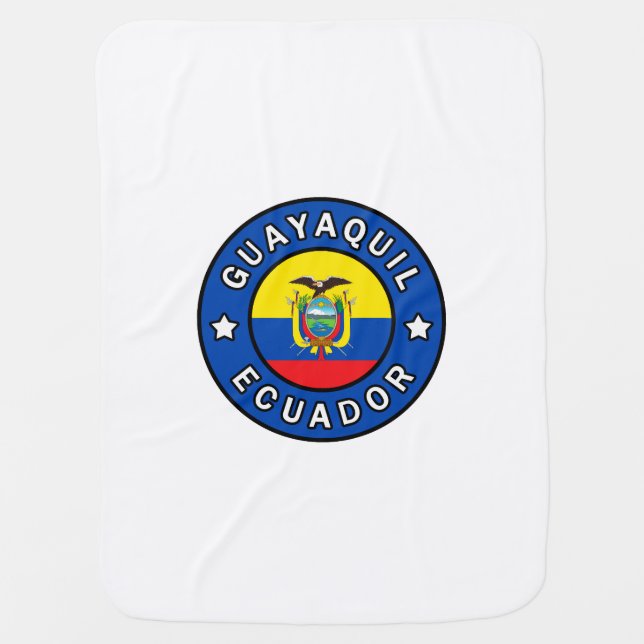 Guayaquil Ecuador Receiving Blanket (Front)