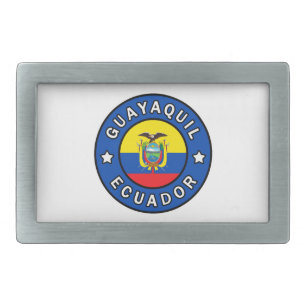 Guayaquil Ecuador Rectangular Belt Buckle