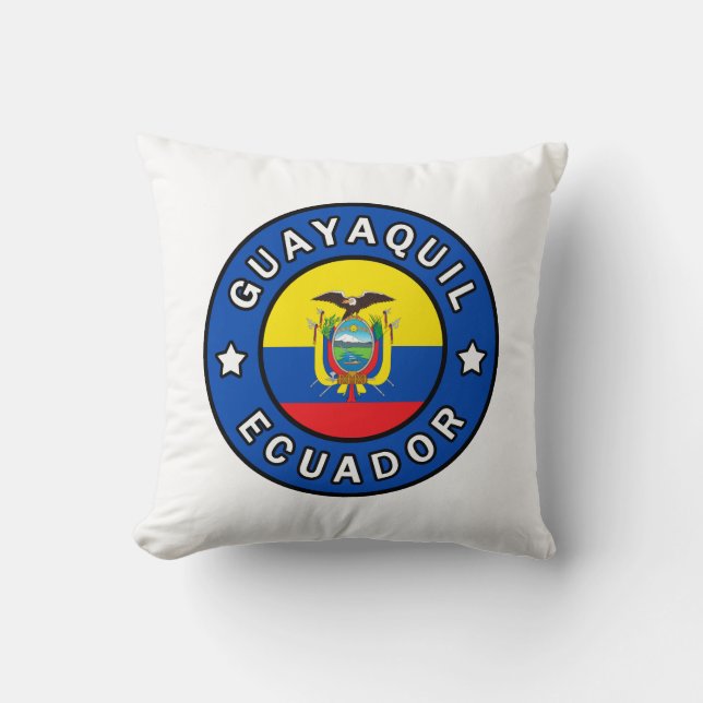 Guayaquil Ecuador Throw Pillow (Front)